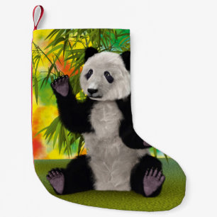 Meia De Natal Pequena Bonito Urso de Panda Kawaii Amante de os animais p