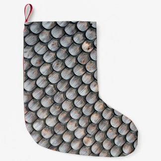 Meia De Natal Pequena Brown and white ceramic tile