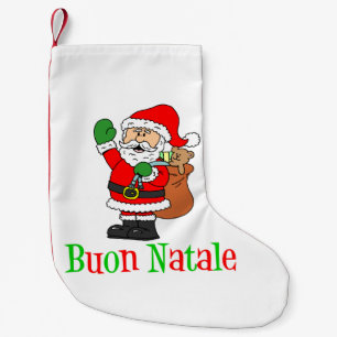 Meia De Natal Pequena Buon Natale — Parada de Natal Italiana