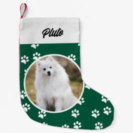 Meia De Natal Pequena Cão Festivo Cão Pet Foto: