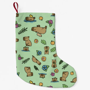 Meia De Natal Pequena Capivara