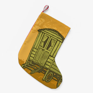 Meia De Natal Pequena Caravana cigana