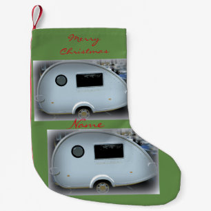 Meia De Natal Pequena Caravana Thunder_Cove do reboque da lágrima do
