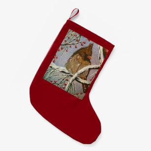 Meia De Natal Pequena Cardinal Female Stocks