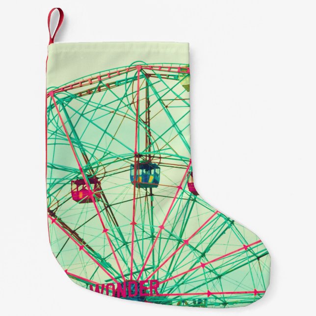 Meia De Natal Pequena Carnaval de Verão de Pop (Frente)