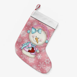 Meia De Natal Pequena Cartoon de Natal Holiday