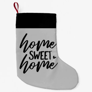 Meia De Natal Pequena CASA SWEET HOME Natal Stocks