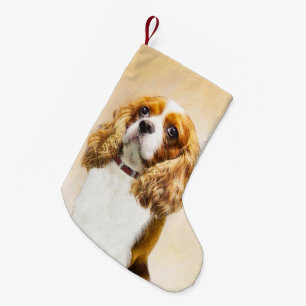 Meia De Natal Pequena Cavalier King Charles Spaniel Original