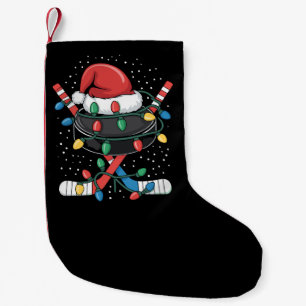 Meia De Natal Pequena Chapeu de Natal de Hóquei Xmas Papai Noel Esportes