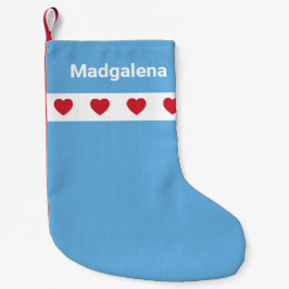 Meia De Natal Pequena Chicago Love | Estoque de Natal