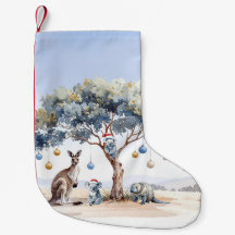 Christmas Kangaroo Koalas Platypus Gumtree Baubles