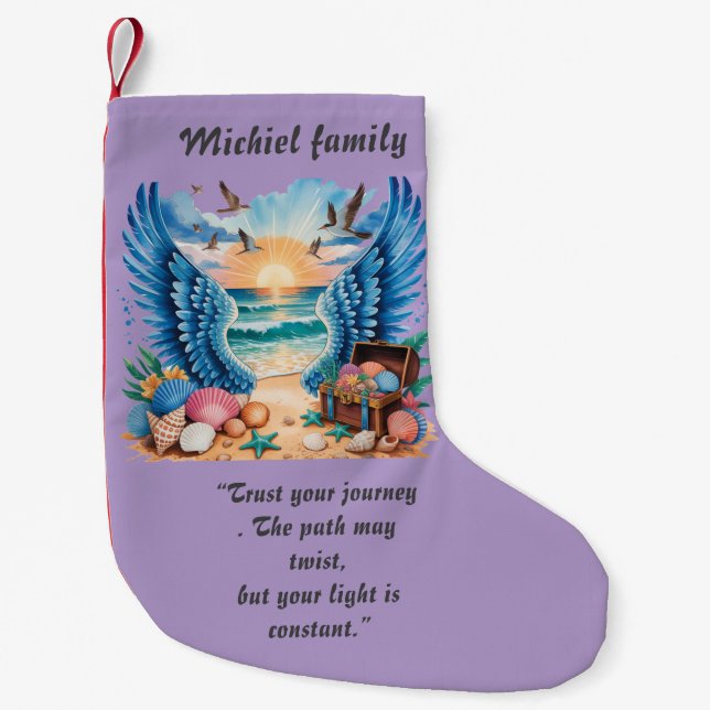Meia De Natal Pequena Christmas Stocking (Frente)