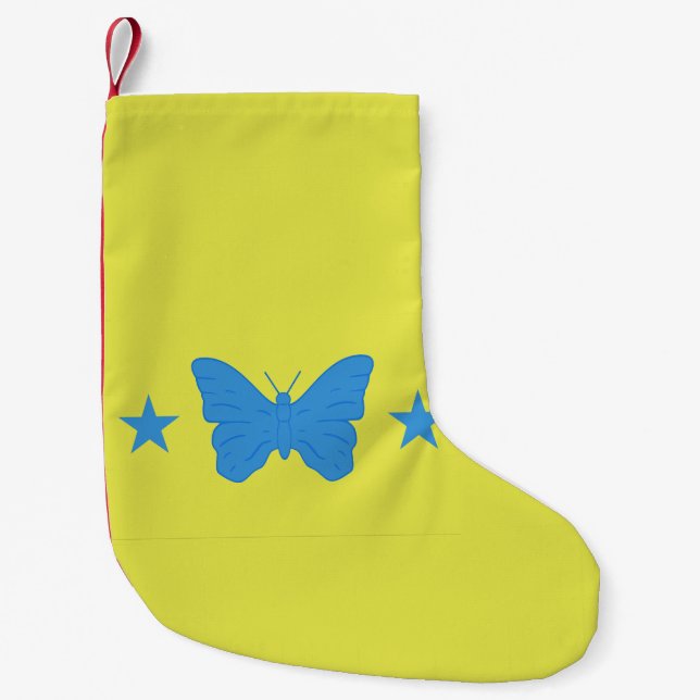 Meia De Natal Pequena Christmas Stockings with Flag of Bady Bassit (Frente)