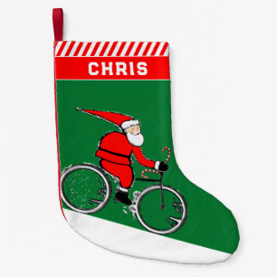 Meia De Natal Pequena Ciclista Natal