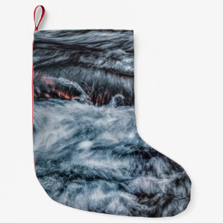 Meia De Natal Pequena Cinza