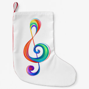 Meia De Natal Pequena Clef (trecho de arco-íris)