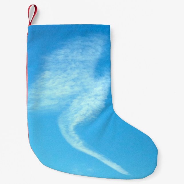 Meia De Natal Pequena Cloud Angel Aparece (Frente)
