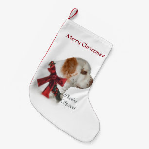 Meia De Natal Pequena Clumber Spaniel Natal