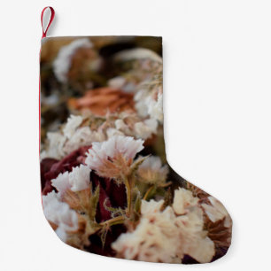 Meia De Natal Pequena Conjunto de flores, abstrato de cartões de saudaçã