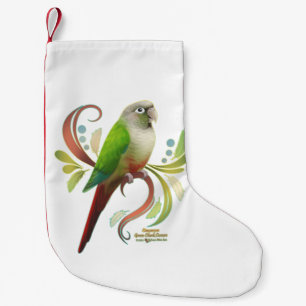Meia De Natal Pequena Conure Cinnamon Green Cheek