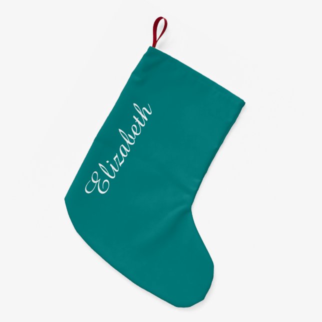 Meia De Natal Pequena Cor Sólida do Teto (Frente (Pendurada))