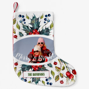 Meia De Natal Pequena Coroa de Fotos de Natal com Frutas Sagradas e Mono