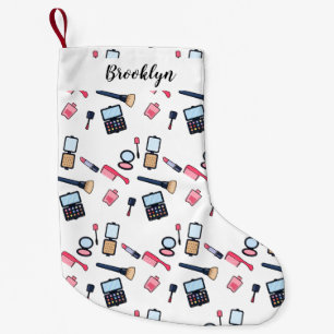 Meia De Natal Pequena Cosméticos / ilustração de desenho animado