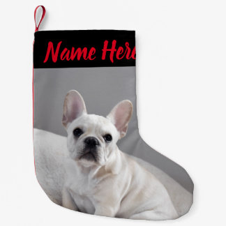 Meia De Natal Pequena Creamie bonito conhecido personalizado Frenchie