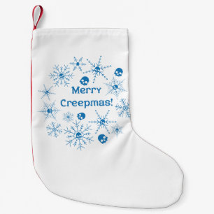 Meia De Natal Pequena Creepmas feliz!