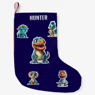 MEIA DE NATAL PEQUENA CRIANÇAS DE DINOSSAUR PERSONALIZADAS