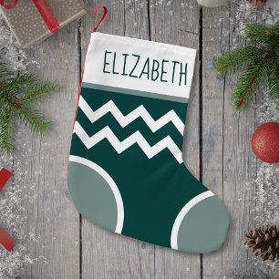 Meia De Natal Pequena Crie seu próprio Casal de Correspondência Familiar