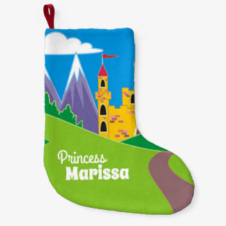 Meia De Natal Pequena Crie Seu Próprio Castelo de Fada Bonito