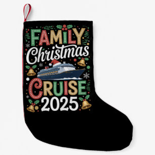 Meia De Natal Pequena Cruzeiro de Natal da Família 2025 Roupas de Natal 