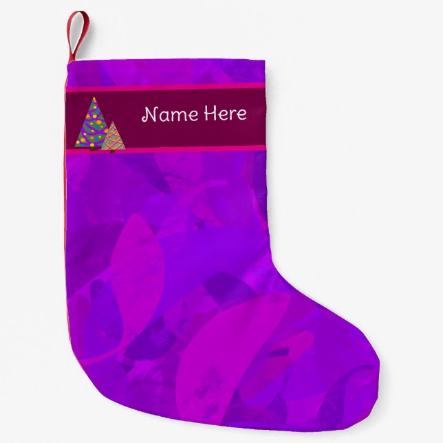 Meia De Natal Pequena Customizable stocking (Frente)