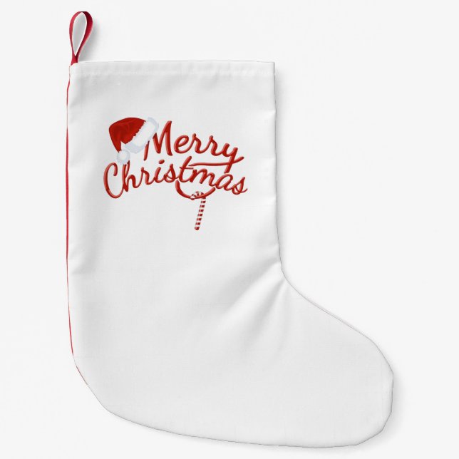 Meia De Natal Pequena cute (Frente)