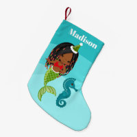Decoração da sereia afro-americana