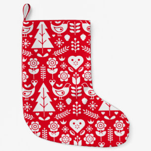 Meia De Natal Pequena Decorações Nórdicas de Natal Escandinavo