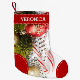 Meia De Natal Pequena Decore de Natal Colorida