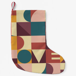 Meia De Natal Pequena design do dia de os namorados, fundo abstrato.