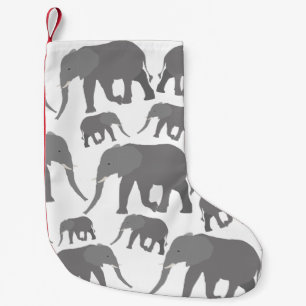 Meia De Natal Pequena Design elefante