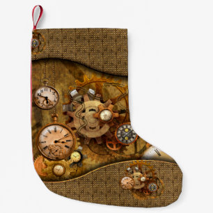 Meia De Natal Pequena Design nobre maravilhoso do steampunk