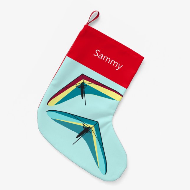 Meia De Natal Pequena Deslocamento (Frente (Pendurada))