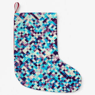 Meia De Natal Pequena Digital art abstract pattern. Abstract geometric i