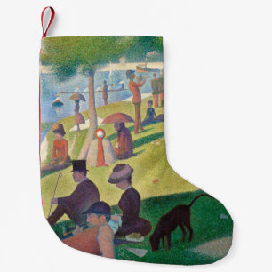 Meia De Natal Pequena Domingo na pintura de La Grande Jatte Seurat