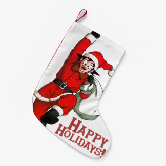 Meia De Natal Pequena Dragon Ball Christmas Stocking