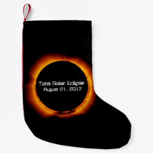 Meia De Natal Pequena Eclipse Solar Total 2017