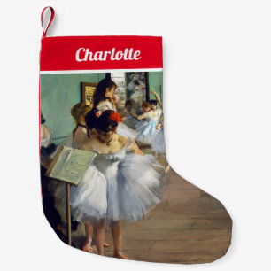 Meia De Natal Pequena Edgar Degas - A Classe da Dança