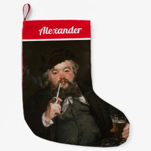Meia De Natal Pequena Edouard Manet - Um Bom Copo de Cerveja / Le bon bo