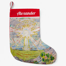 Meia De Natal Pequena Edvard Munch - O Sol 1910