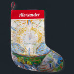 Meia De Natal Pequena Edvard Munch - O Sol 1912<br><div class="desc">The Sun - Edvard Munch,  Oil on Canvas,  1912</div>